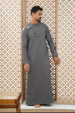 Al faris omani charcoal thobe