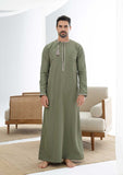 Al faris omani olive thobe