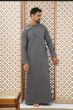 Al faris omani charcoal thobe
