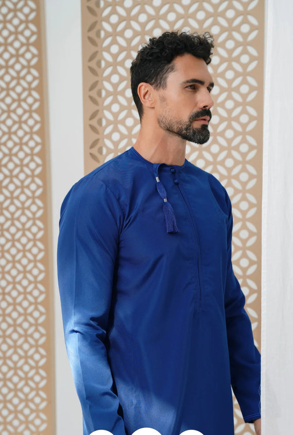Al faris ocean blue thobe