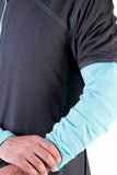 Al Qamees- Exclusive biker collar and coloured sleeve