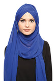 Pleated chiffon Hijab