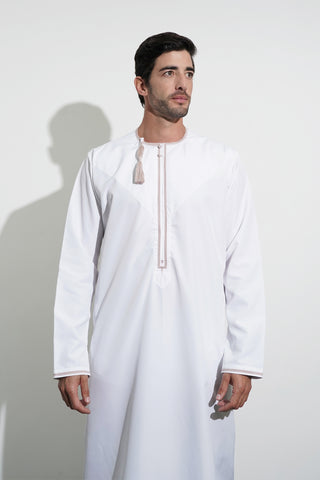 Faris - Omani White Thobe