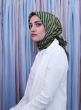 Striped Square Scarf