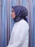 Striped Square Scarf