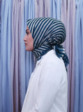 Striped Square Scarf