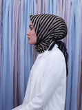 Striped Square Scarf