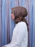 Striped Square Scarf
